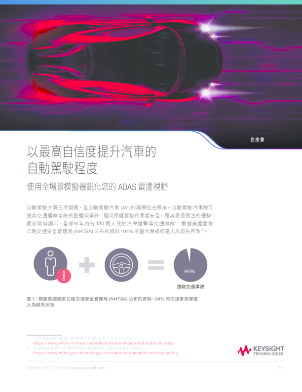 以最高自信度提升汽車的自動駕駛程度