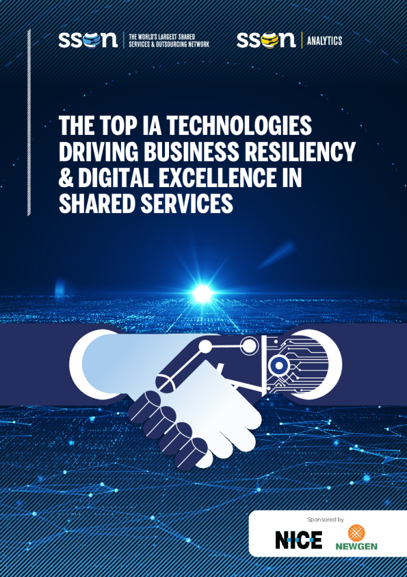 SSON智能自动化报告：推动共享服务的业务弹性和数字卓越