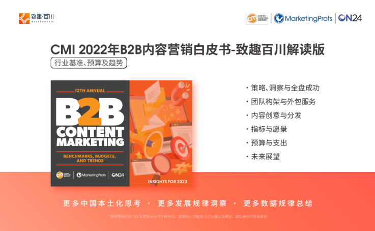 CMI2022年B2B内容营销白皮书