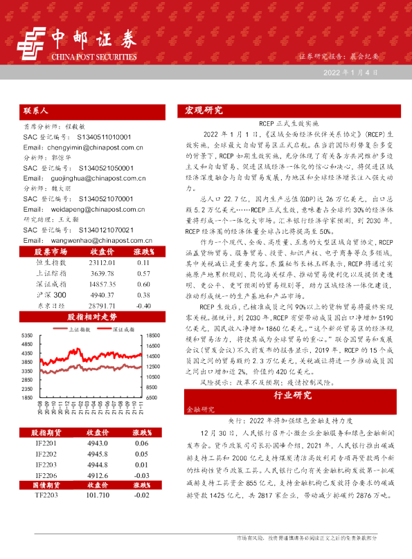 晨会纪要