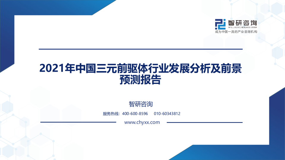 2021年中国三元前驱体行业发展分析及前景预测报告