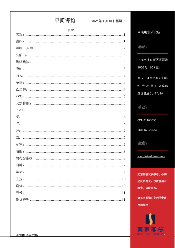 早间评论