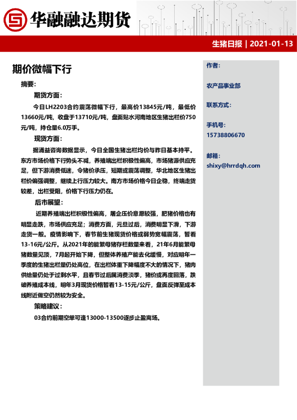生猪日报