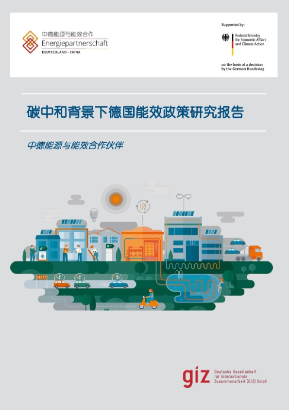 碳中和背景下德国能效政策研究报告