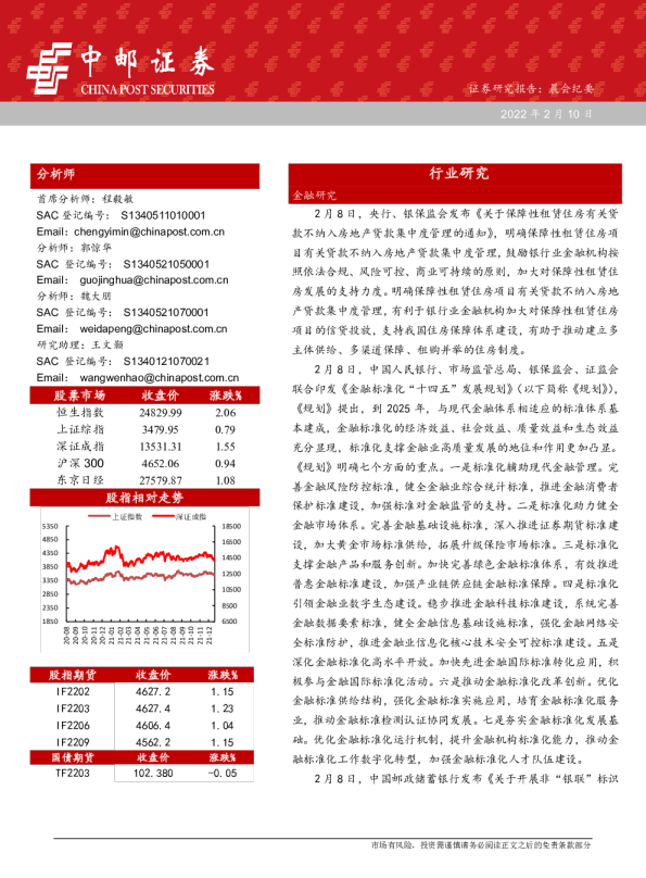 晨会纪要