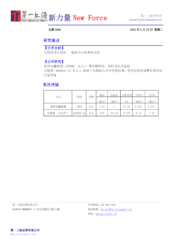 新力量New Force总第3988