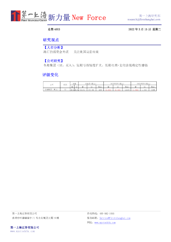 新力量New Force总第4003期