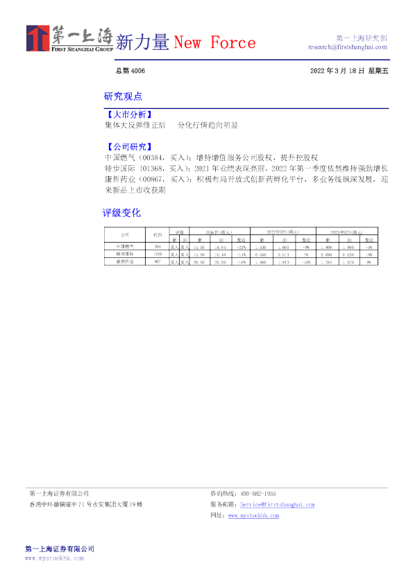 新力量New Force总第4006期