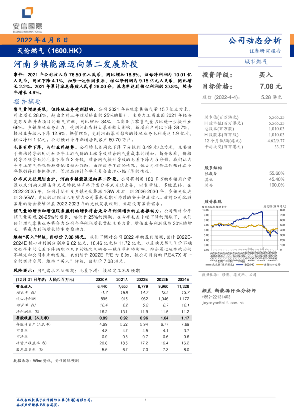 河南乡镇能源迈向第二发展阶段
