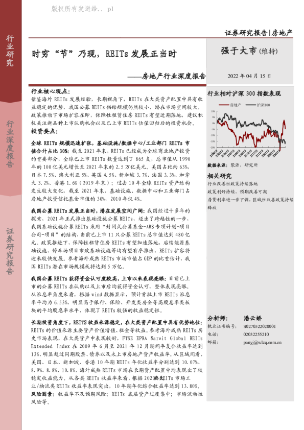 公募REITs行业报告