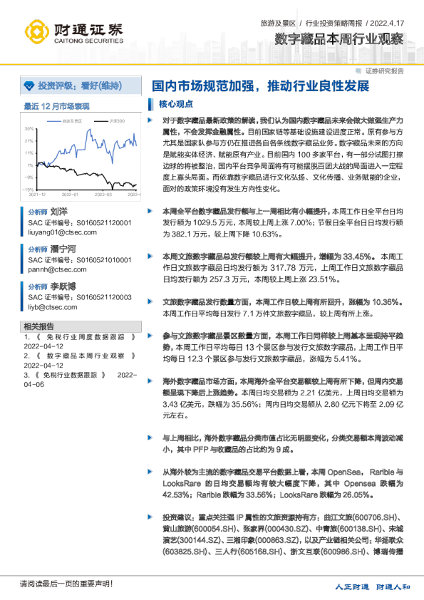数字藏品本周行业观察：国内市场规范加强，推动行业良性发展