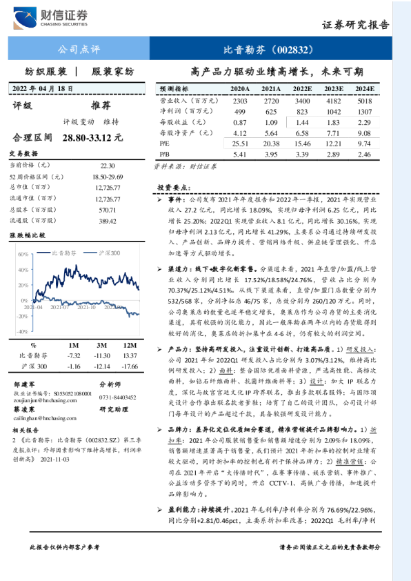 高产品力驱动业绩高增长，未来可期