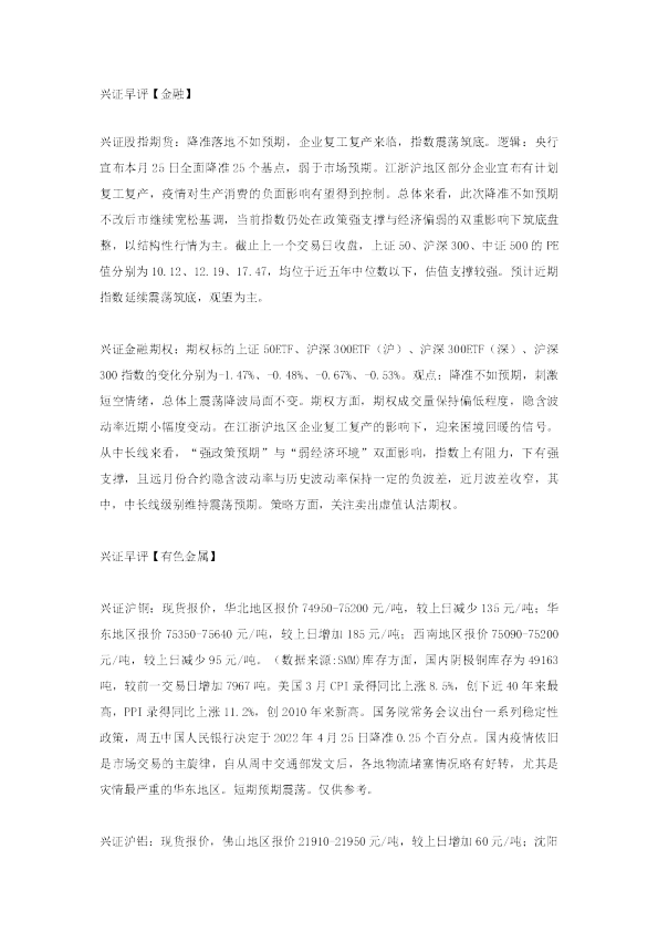 兴证早评