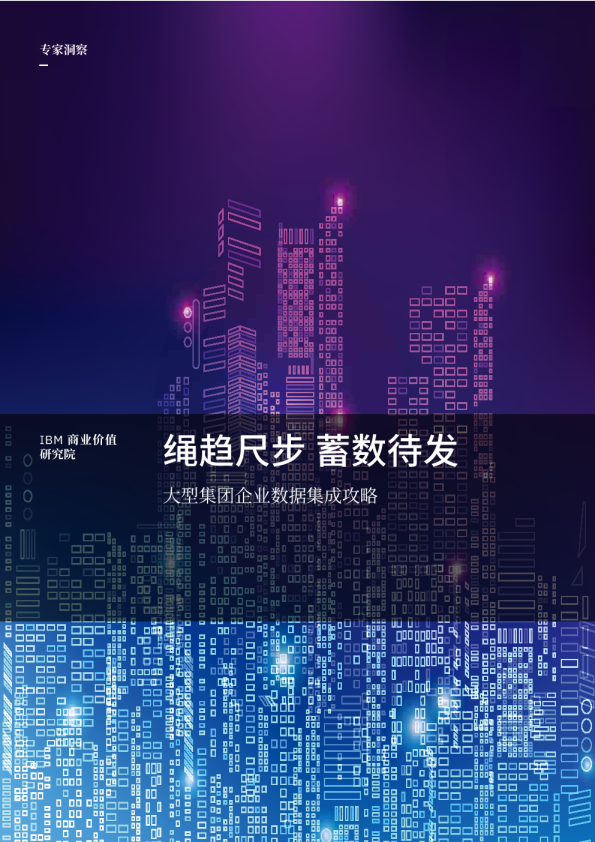 绳趋尺步 蓄数待发：大型集团企业数据集成攻略