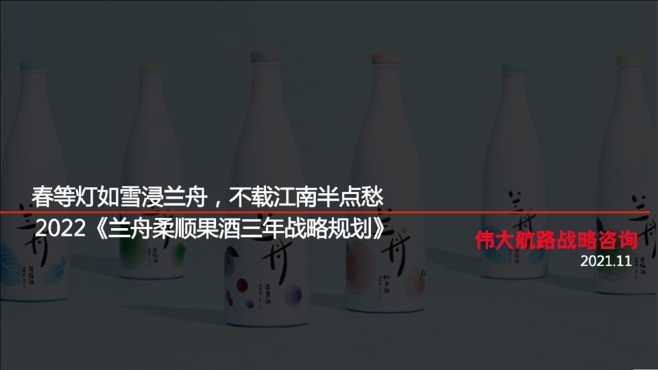 2022兰舟品牌三年战略规划方案