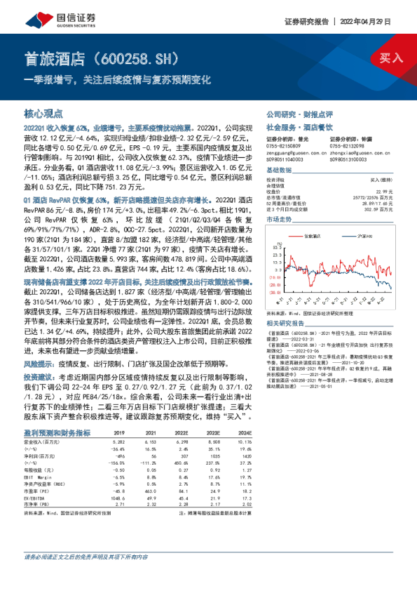 一季报增亏，关注后续疫情与复苏预期变化