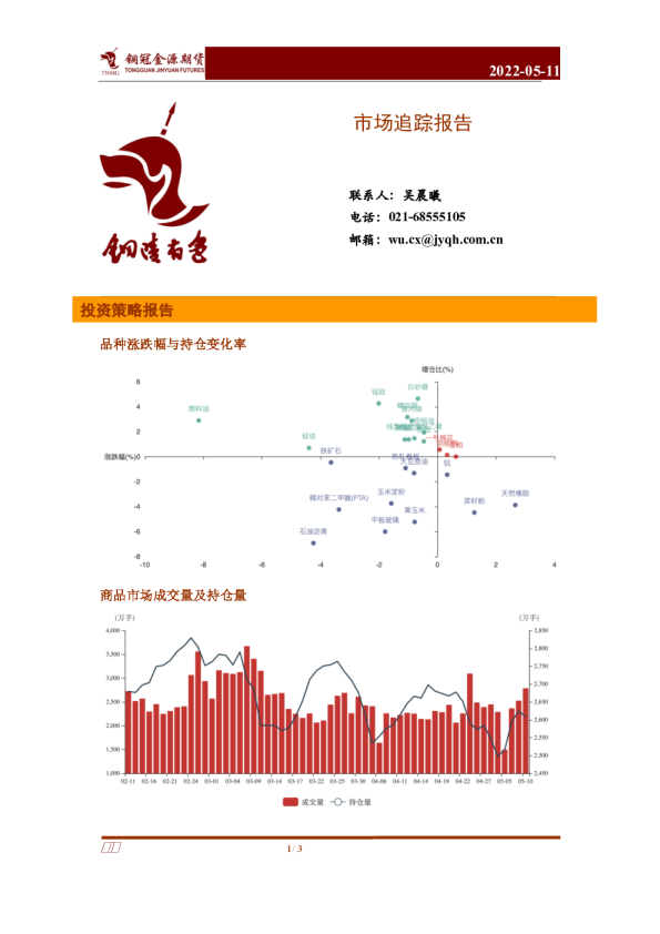 铜冠金源期货市场追踪报告
