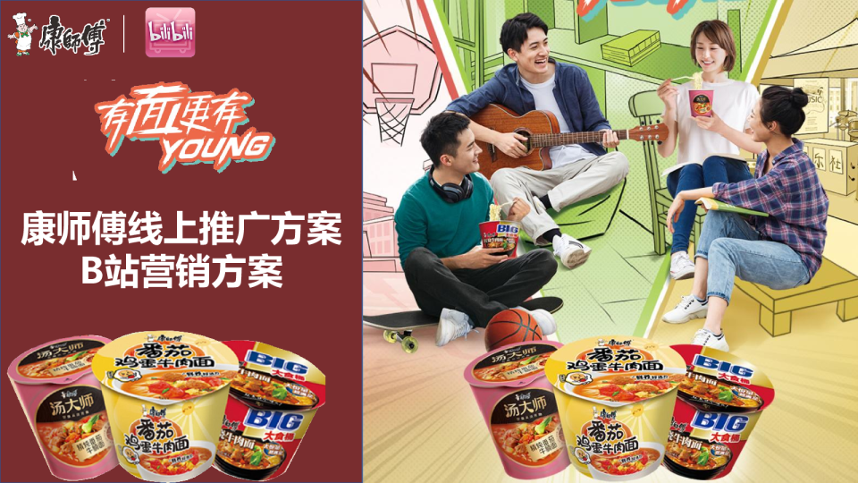 2022康师傅线上推广B站营销方案