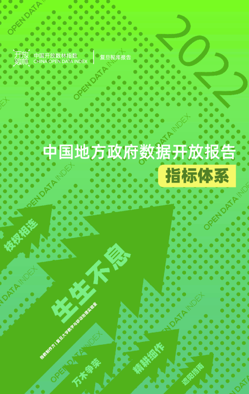 中国地方政府数据开放报告