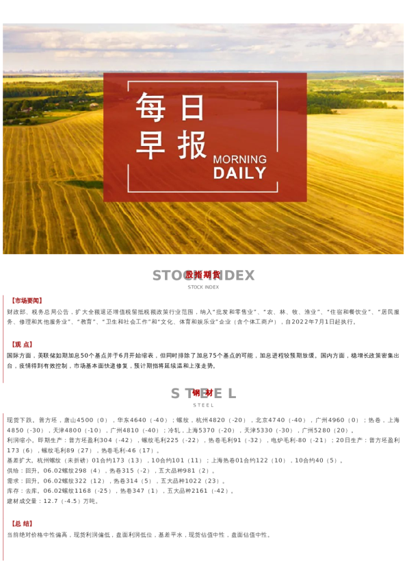 每日早报丨20220608