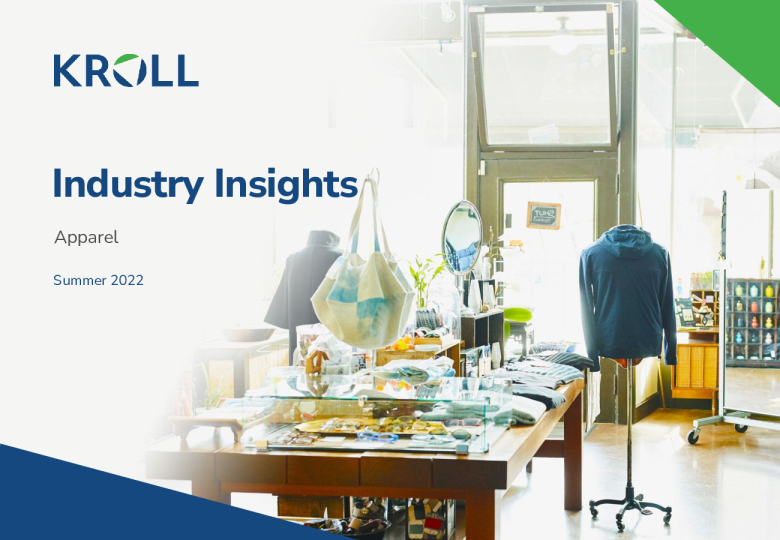 行业洞察 ： 服装 - 2022 年夏季