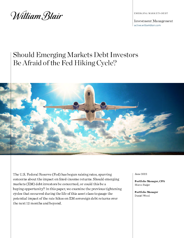 新兴市场债务投资者是否应该害怕美联储加息周期