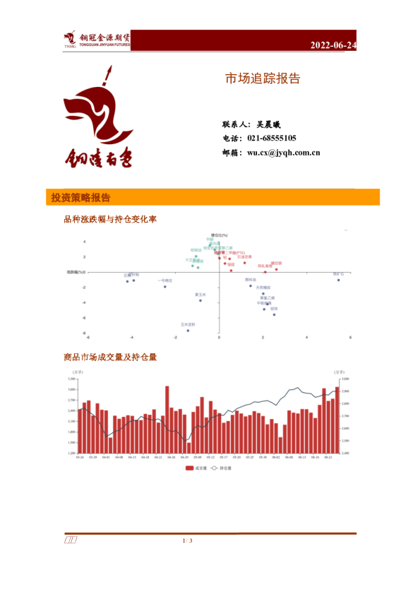 铜冠金源期货市场追踪报告