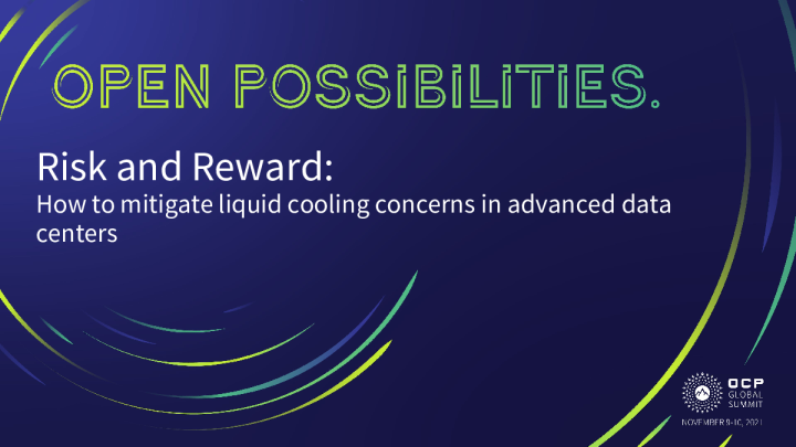 风险与奖励如何缓解先进计算中心的液体冷却问题