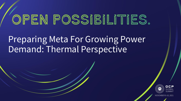 为增长的电力需求准备 Meta 热视角