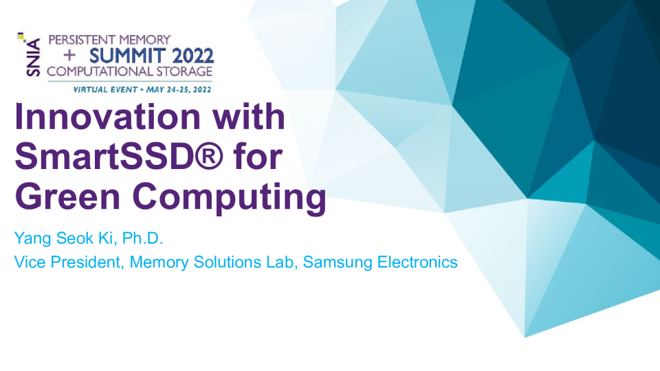 Ki-Innovation-With-Smart-SSD-for-Green-Computing