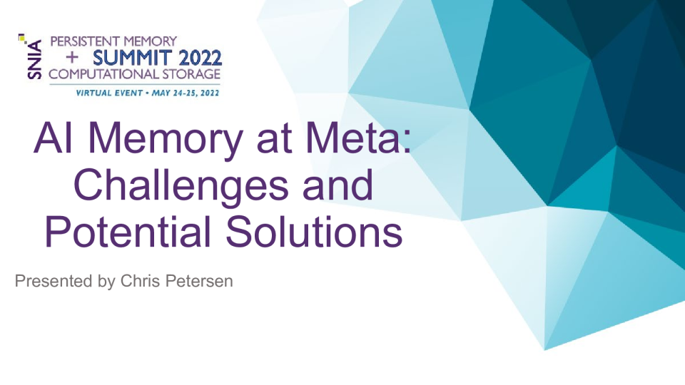 Petersen - AI - Memory - at - Meta