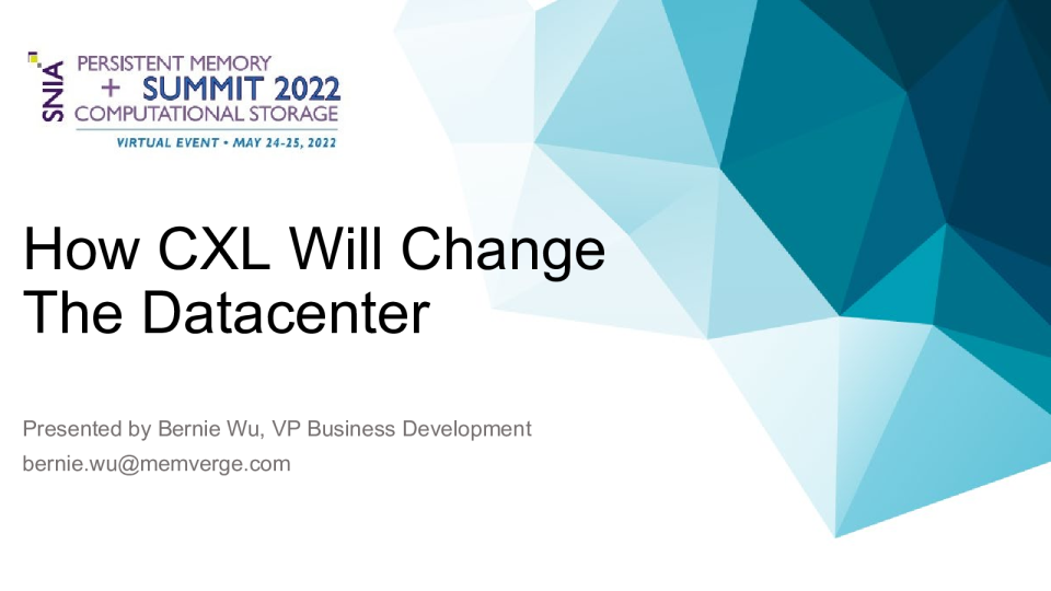 Wu - How - CXL - Will - Change - The - Data - Center