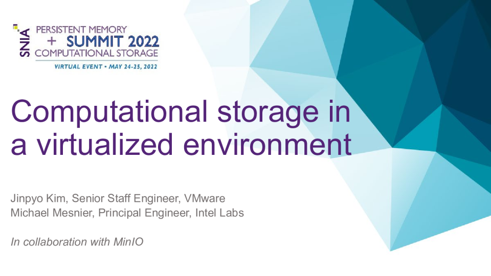 Kim - Mesnier - 计算存储在虚拟化环境中