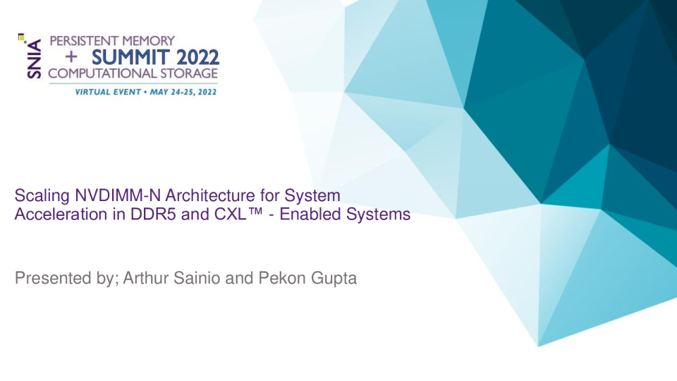 Sainio-Gupta-Scaling-NVDIMM-N-Architecture