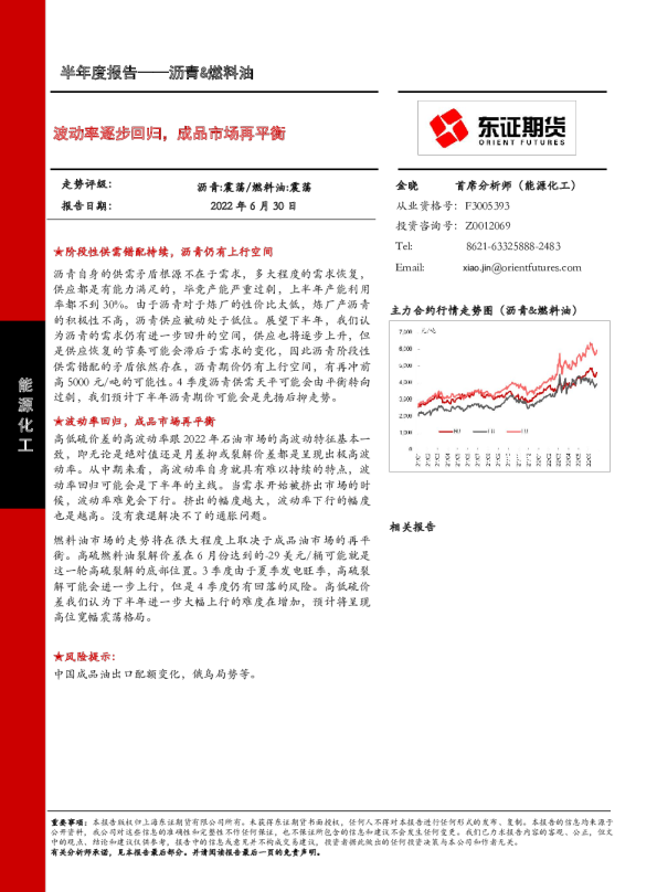 波动率逐步回归，成品市场再平衡
