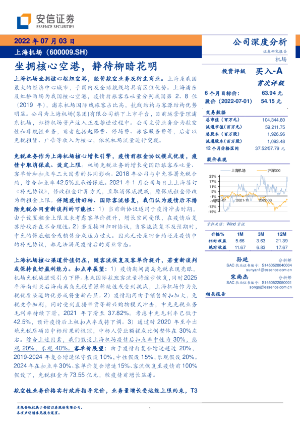 坐拥核心空港，静待柳暗花明