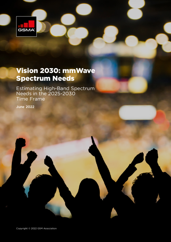2030年愿景：毫米波频谱需求