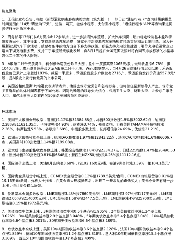 投资参考