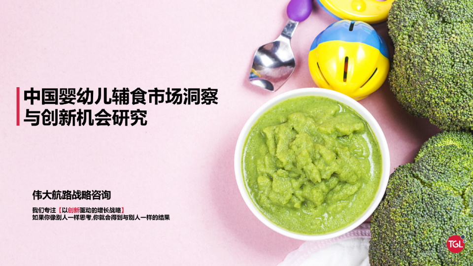 伟大航路：中国婴幼儿辅食市场洞察与创新机会研究报告