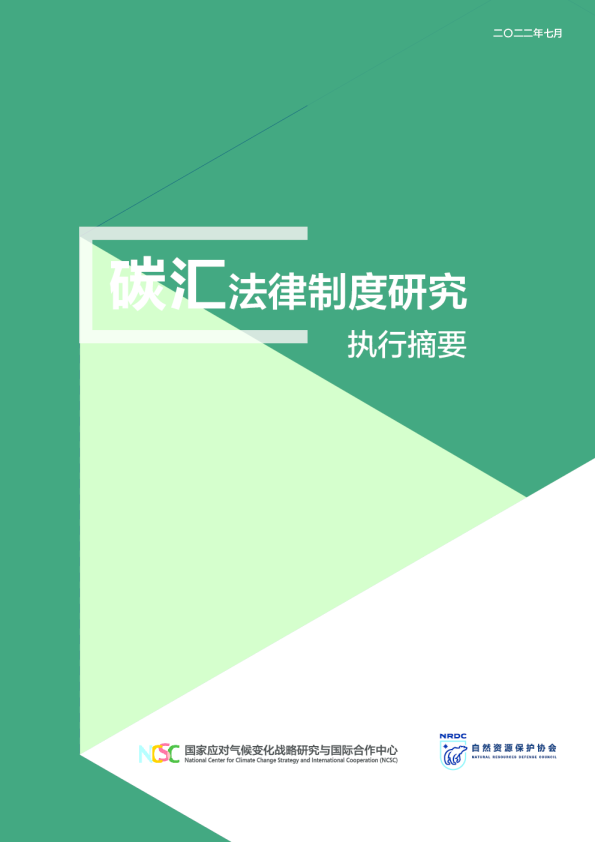碳汇法律制度研究（ES）