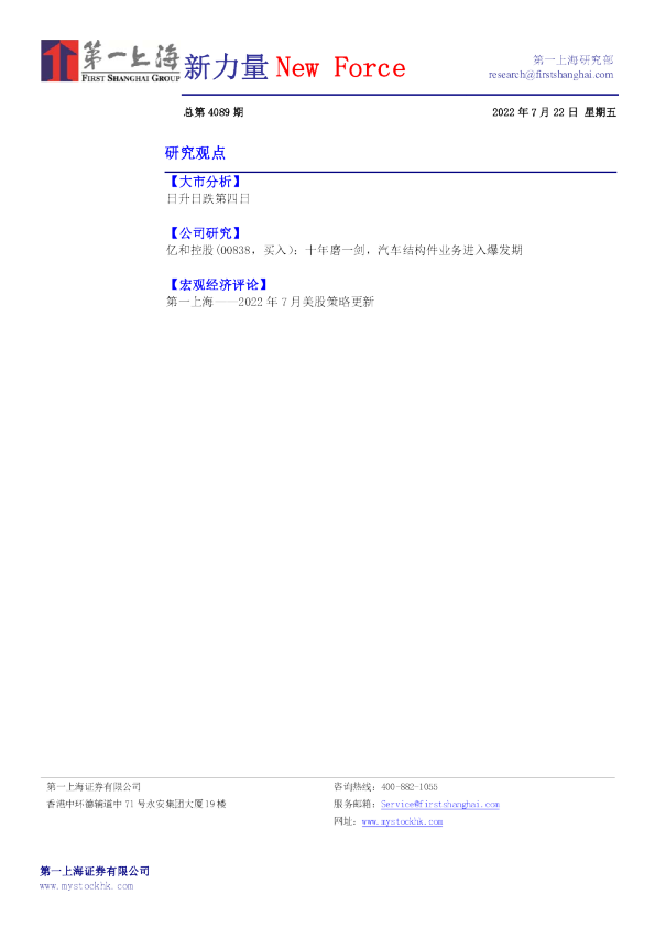 新力量New Force总第4089期