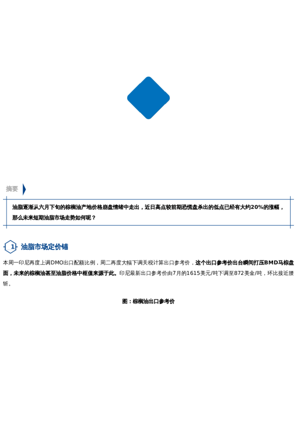 【中粮视点】棕榈油:纷纭