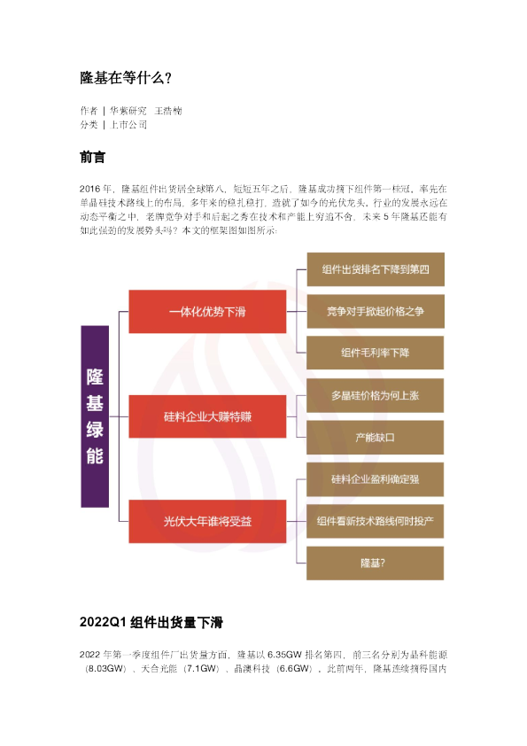 2022隆基在等什么？