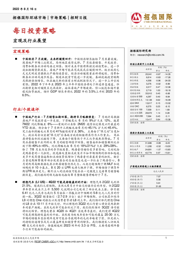 招财日报：每日投资策略
