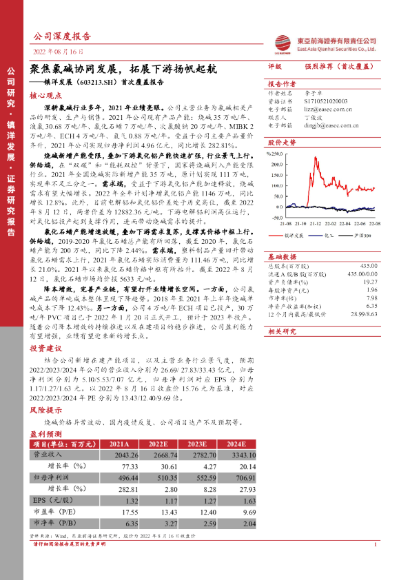 聚焦氯碱协同发展，拓展下游扬帆起航