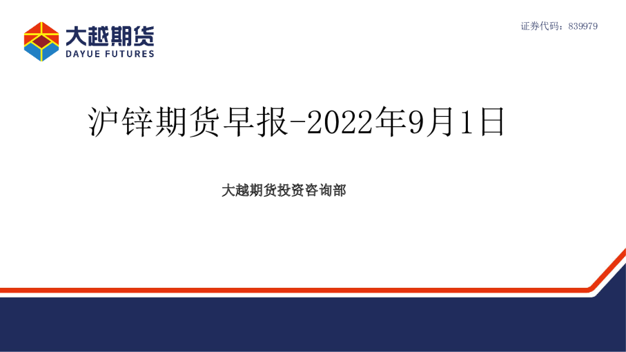 沪锌期货早报