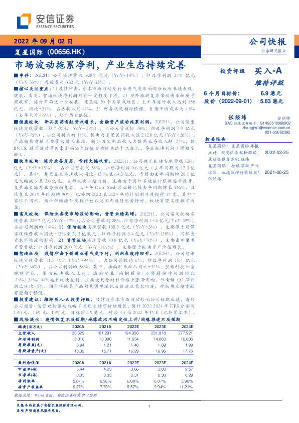 市场波动拖累净利，产业生态持续完善