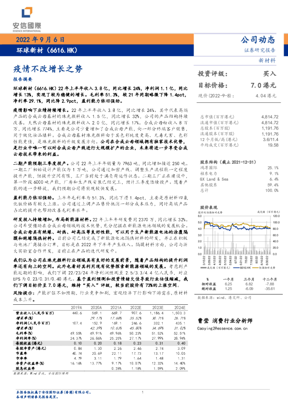 疫情不改增长之势