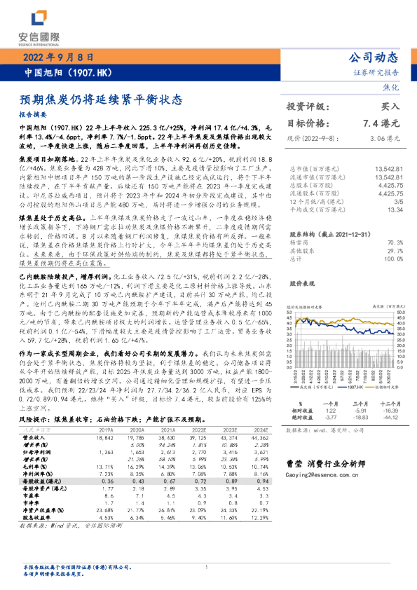 预期焦炭仍将延续紧平衡状态