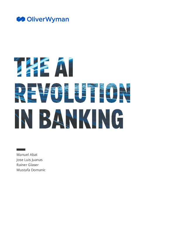 银行业的人工智能革命